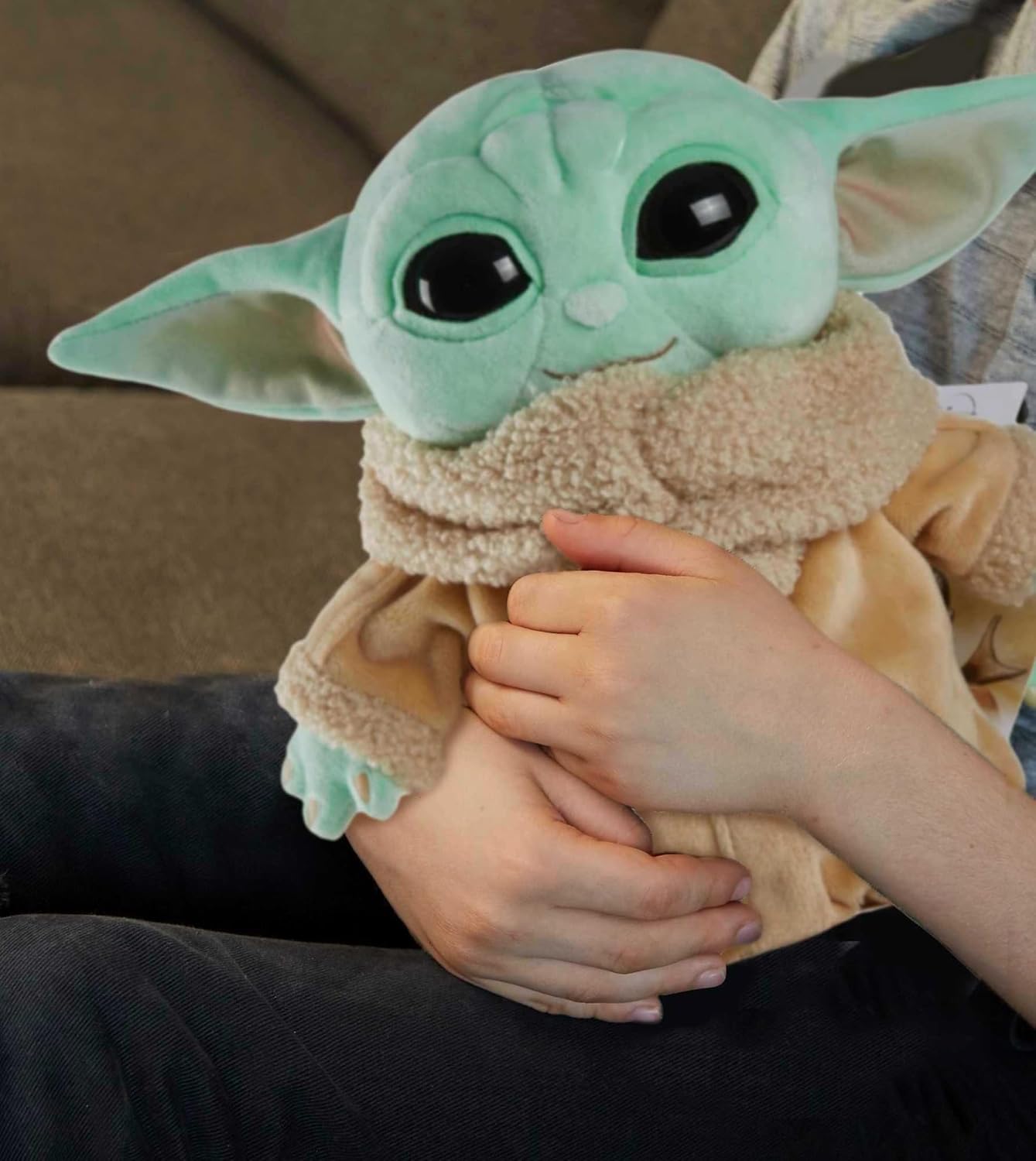 Mattel Star Wars Grogu - Juguete de peluche, figura de personaje de...