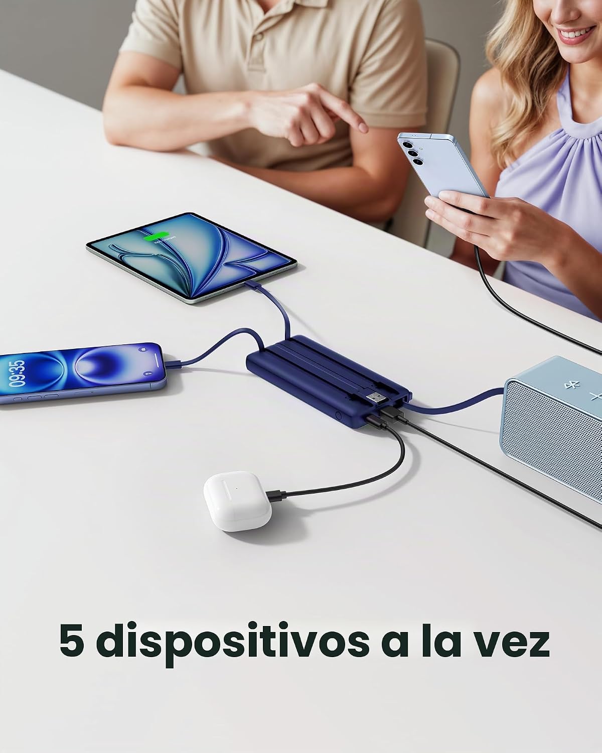Coowisty Banco de energía portátil, cargador portátil compacto de 1...