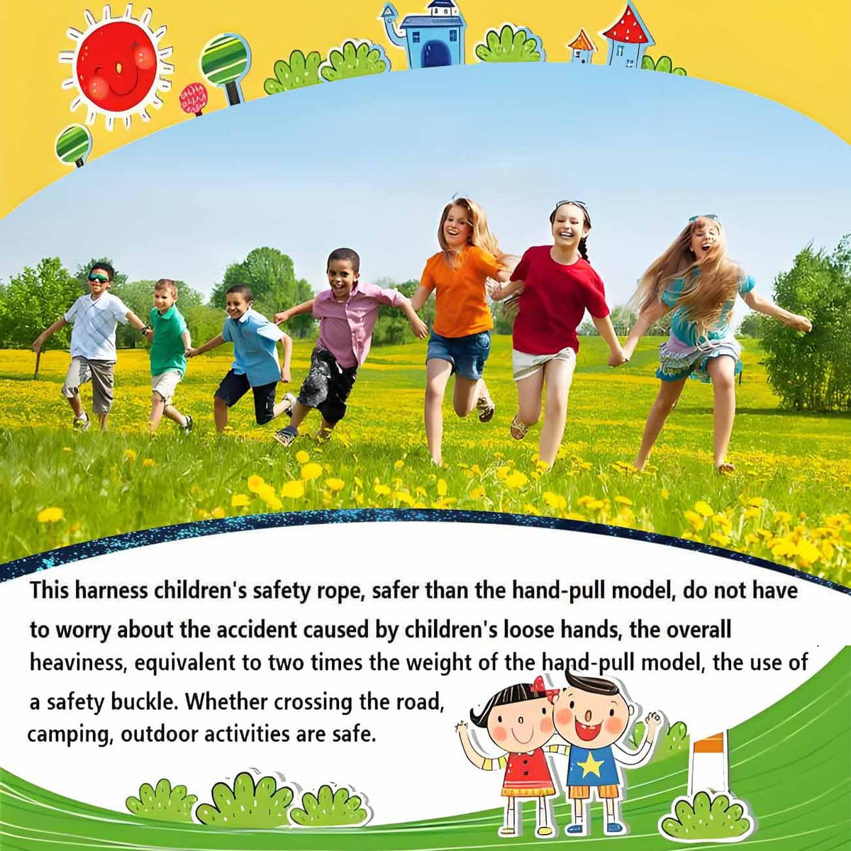 Cuerda para caminar para preescolar, cuerda para caminar para niños...