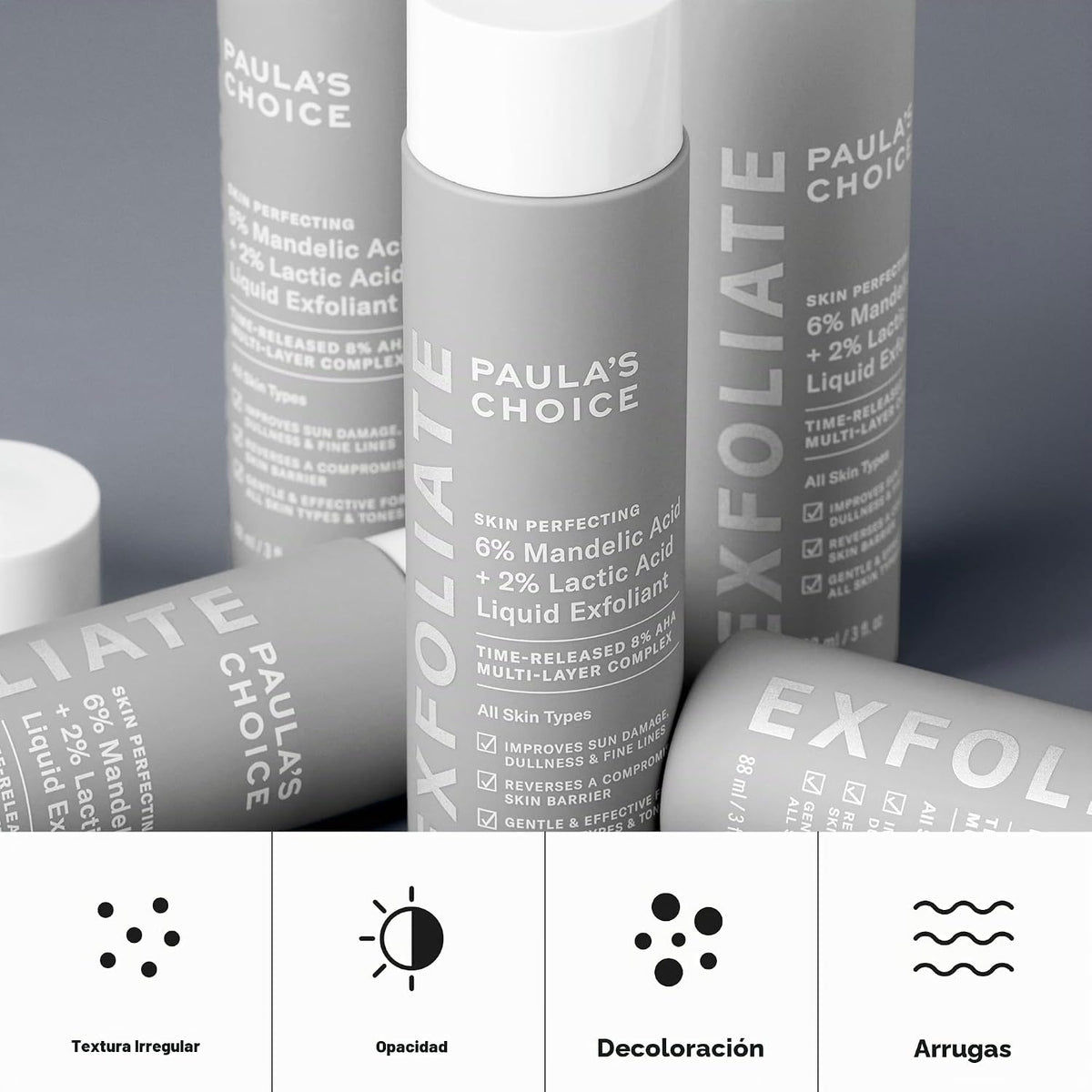 Paula's Choice 6% de ácido mandélico + 2% exfoliante de ácido l...