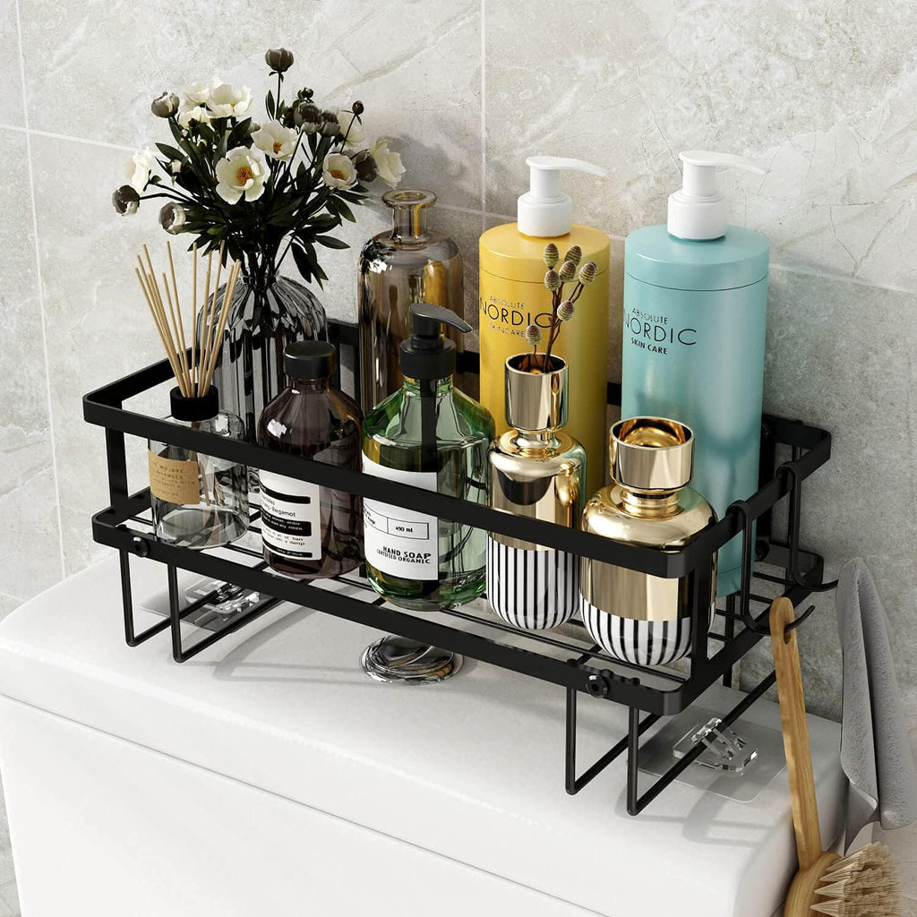 Godboat Organizador de baño, almacenamiento sobre el inodoro, estan...