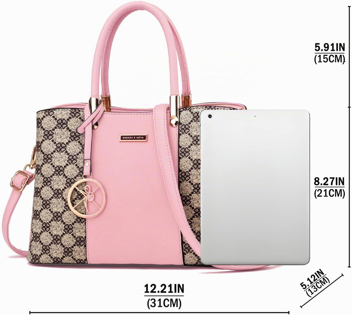 KURGOOL Bolsos y bolsos de mano para mujer, bolso de hombro con asa...