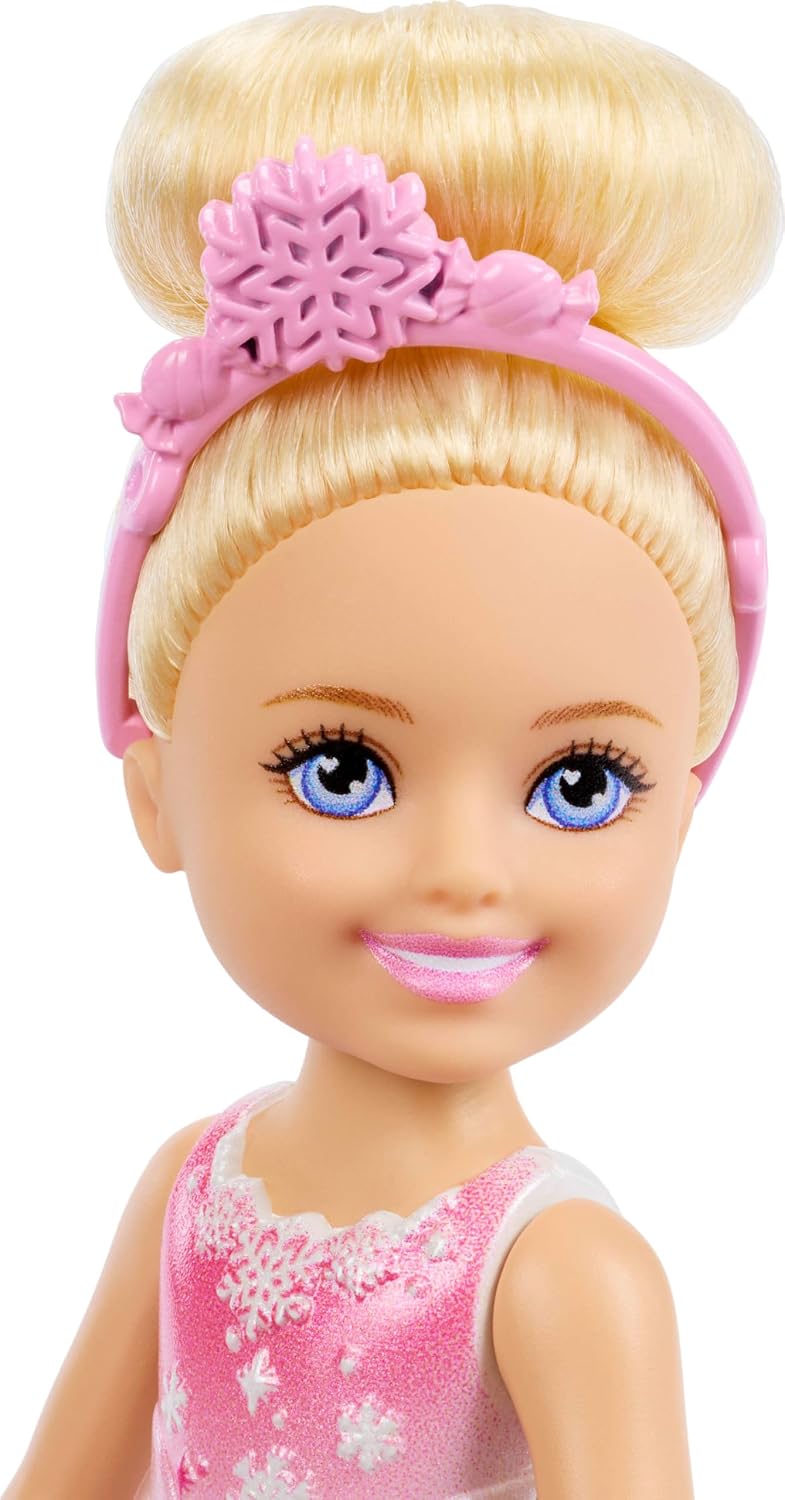Barbie Muñeca bailarina Chelsea de pelo rubio cascanueces | Lleva u...