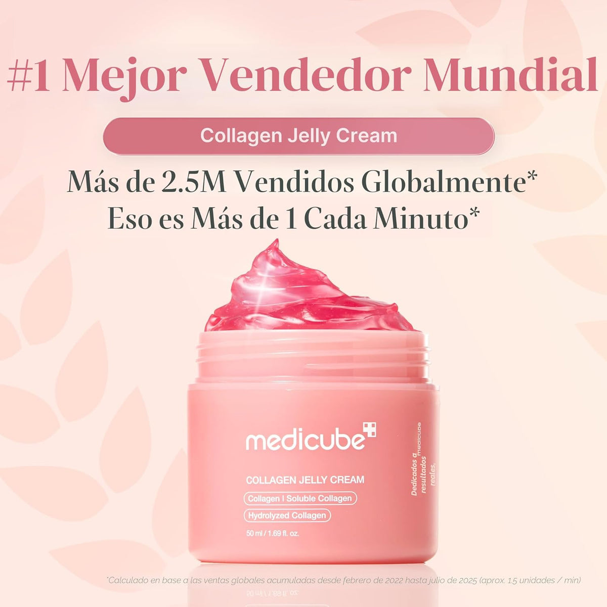 medicube Crema de gelatina de colágeno, crema hidratante para piel...