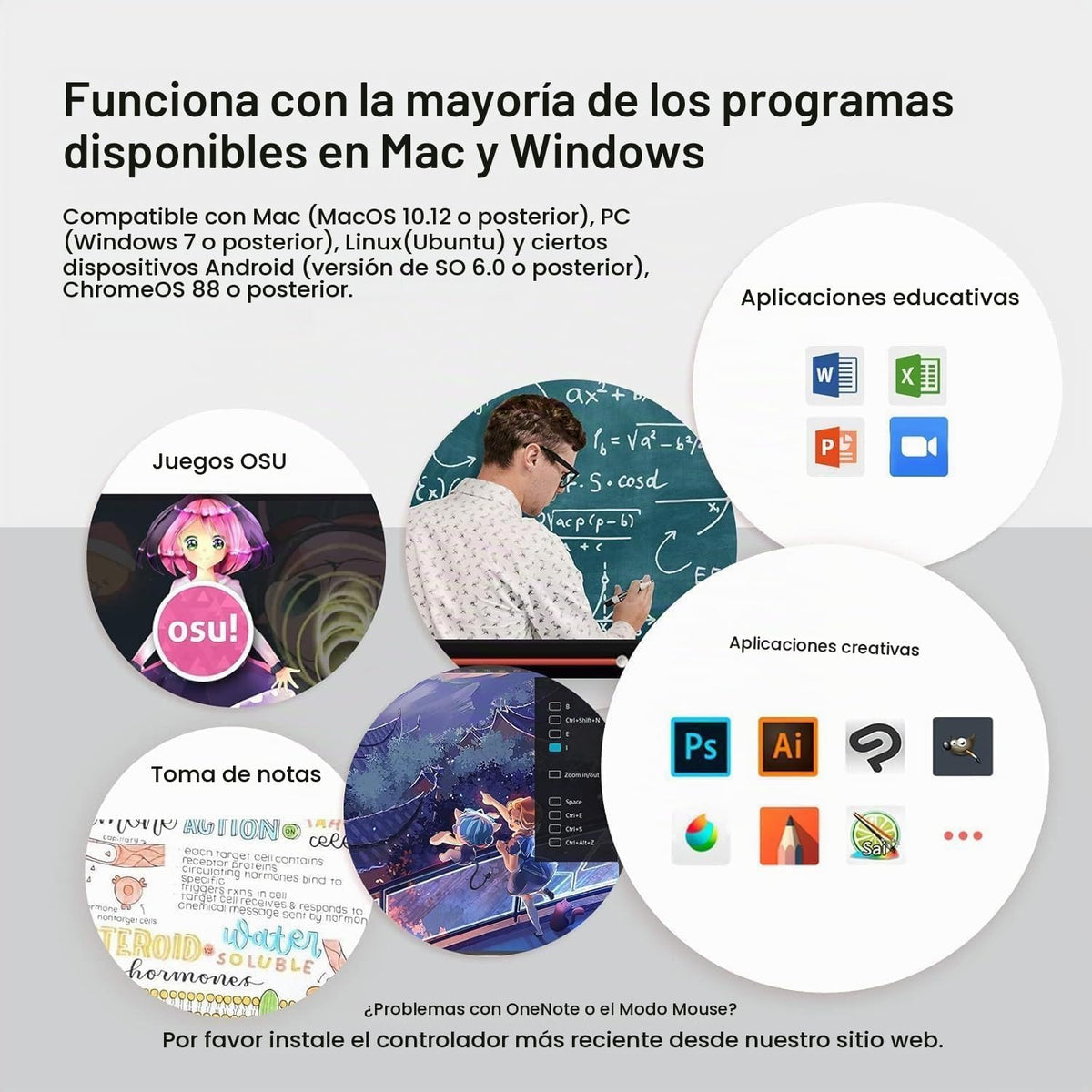 HUION Inspiroy 2 Tableta de dibujo pequeña con rueda de desplazamie...