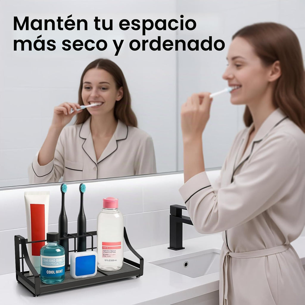 BOTEMY Soporte para cepillos de dientes con piedra de secado instan...