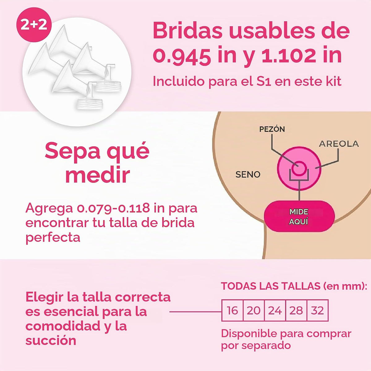 Spectra Paquete para bebés, extractor de leche S1 Plus Premier y ex...