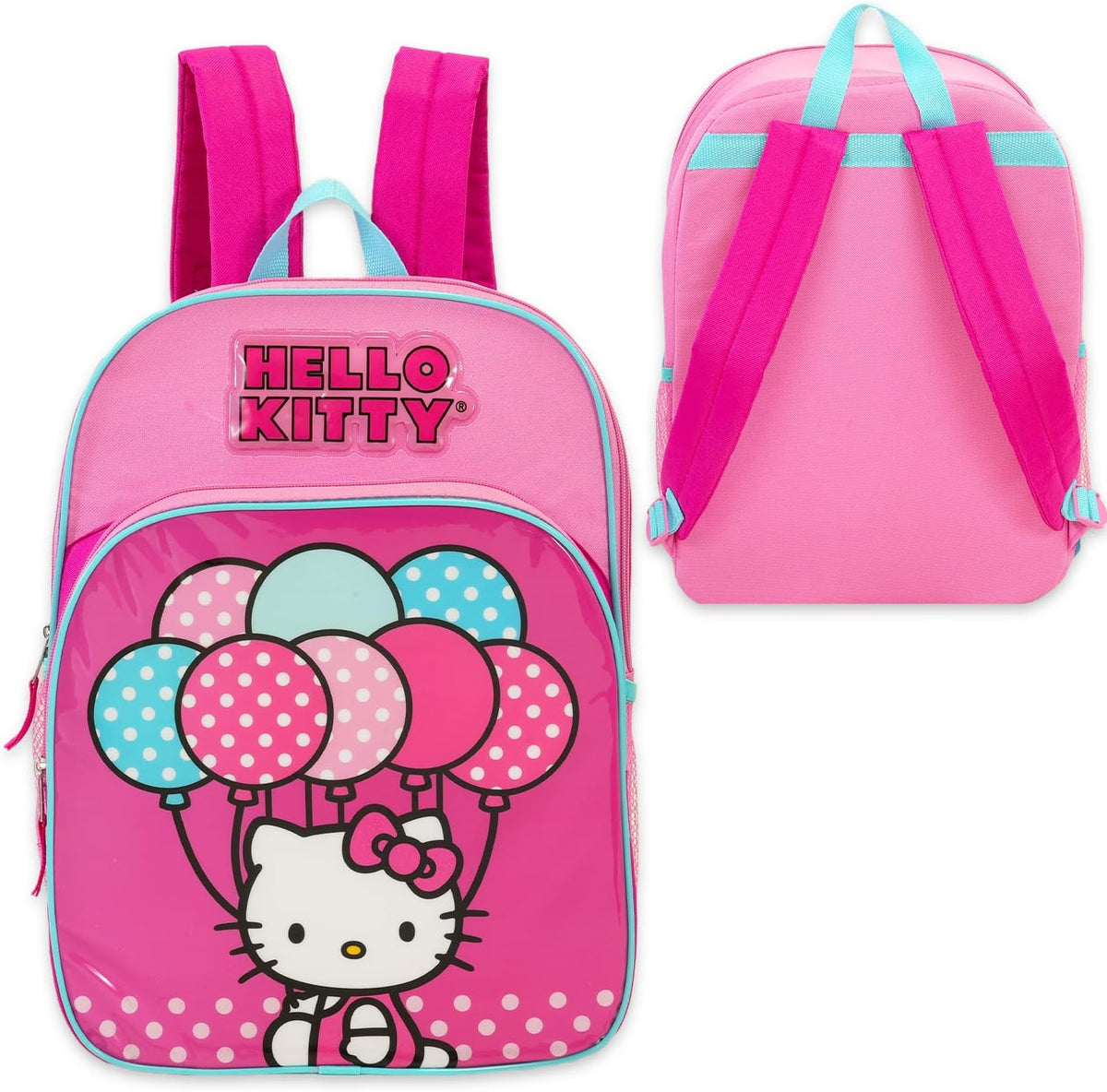 Hello Kitty Mochila con bolsa de almuerzo, paquete con mochila rosa...