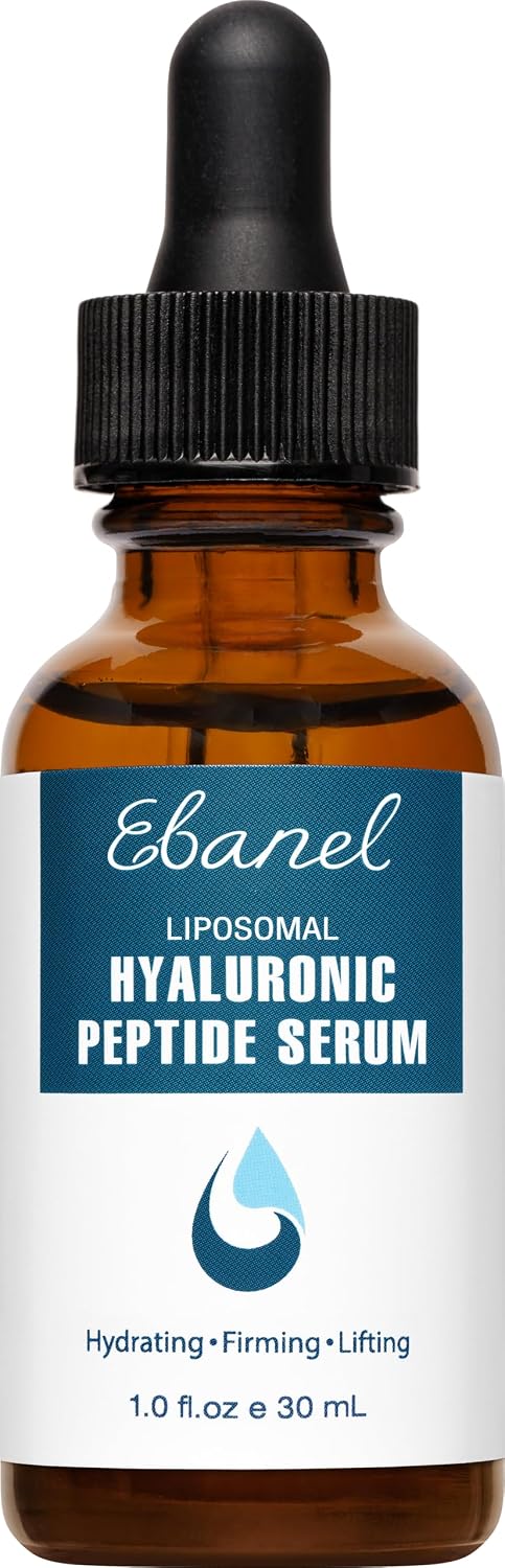 Ebanel Suero de ácido hialurónico para cara con péptidos, suero ant...
