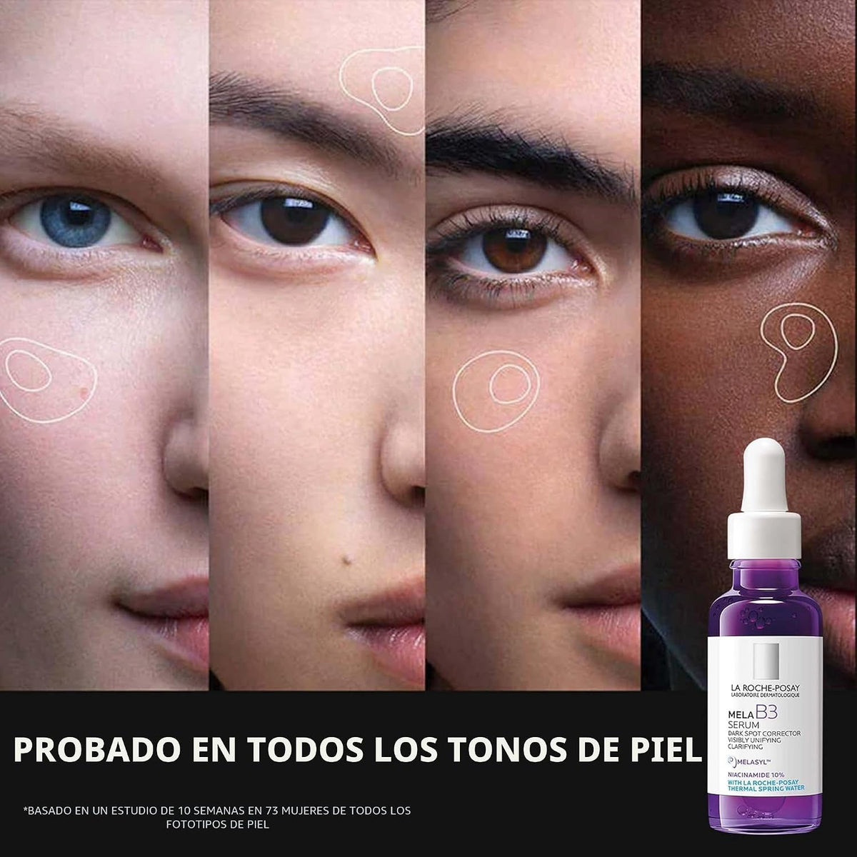 La Roche-Posay Mela B3 Niacinamide Serum, Anti-Aging Dark Spot Corr...
