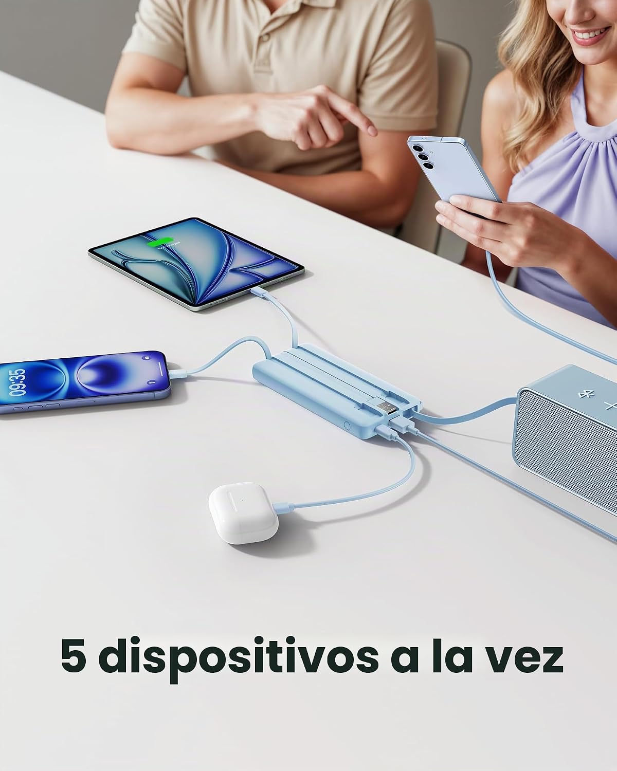 Coowisty Cargador portátil de 10000 mAh, banco de energía delgado c...