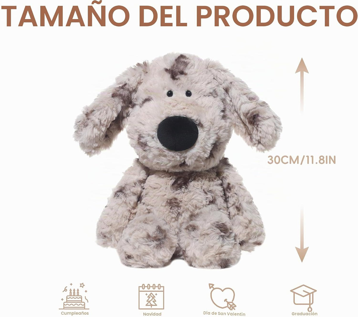Niceween Juguetes de peluche adorables dálmatas de 11.8 pulgadas de...