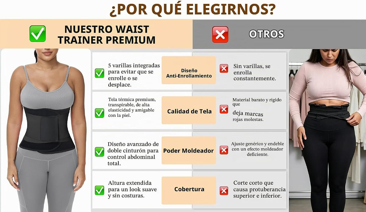 VENUZOR Entrenador de cintura para mujeres y hombres, cinturón de e...