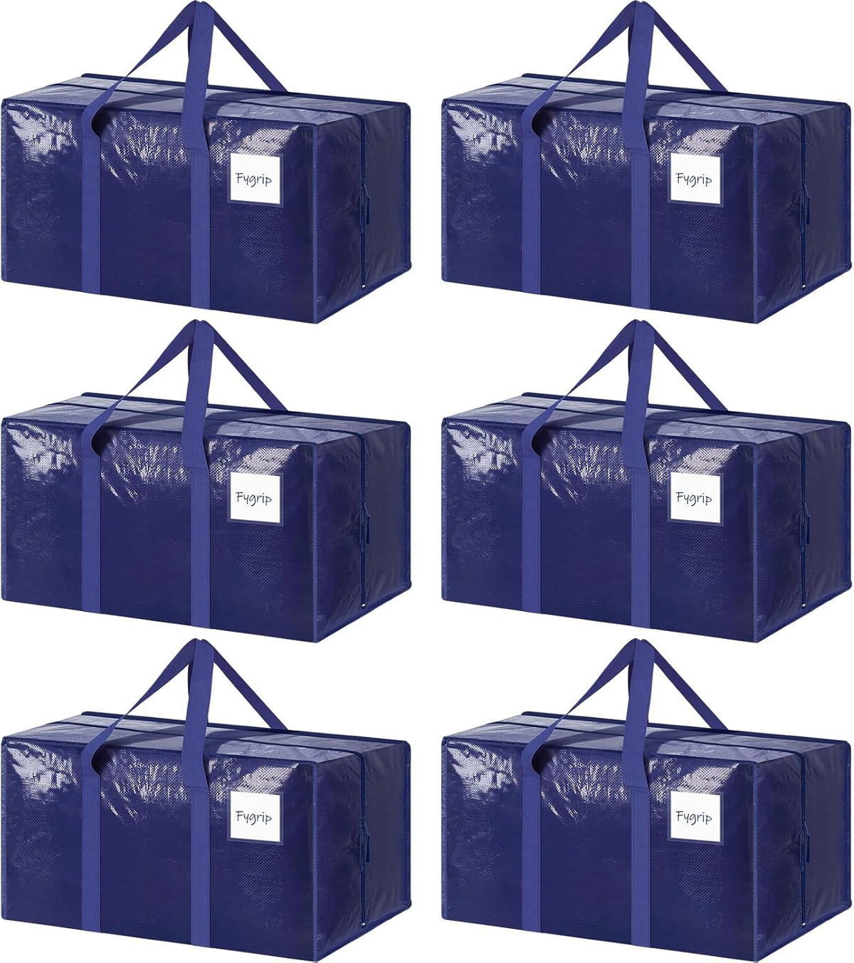 FYGRIP Set de 6 Bolsas de Mudanza Resistentes