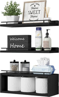 WOPITUES Estantes flotantes para pared con estante de cubo, estante...