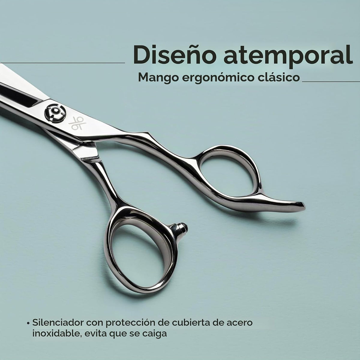 K9 - Tijeras profesionales grandes para el cabello de 6.5 pulgadas,...