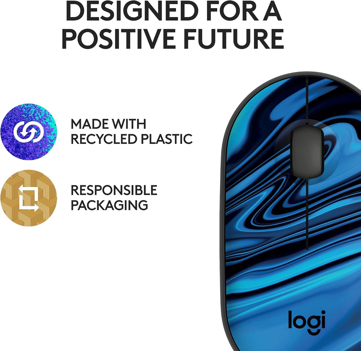 Logitech Ratón inalámbrico silencioso ambidiestro compacto M340 - G...