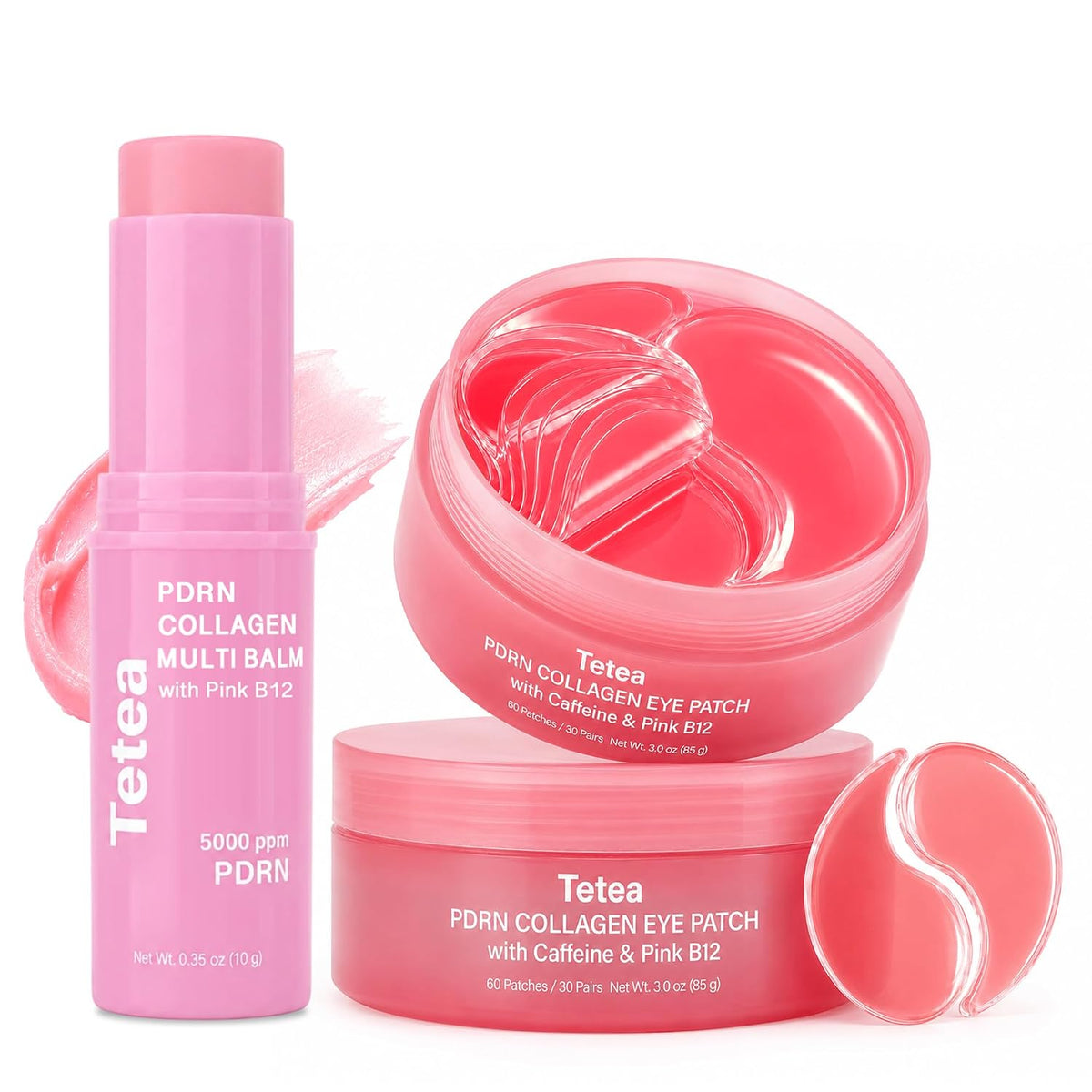Tetea PDRN - Juego de parches para colocar debajo de los ojos y bál...
