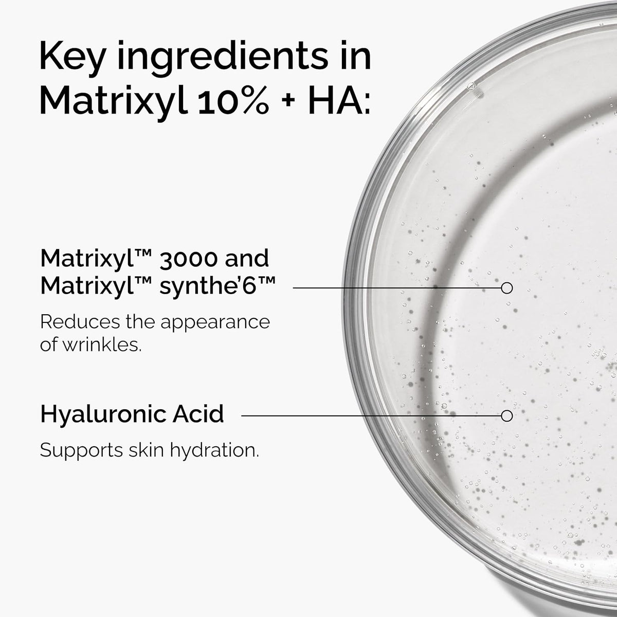 Matrixyl 10% + ácido hialurónico, suero antienvejecimiento para lín...