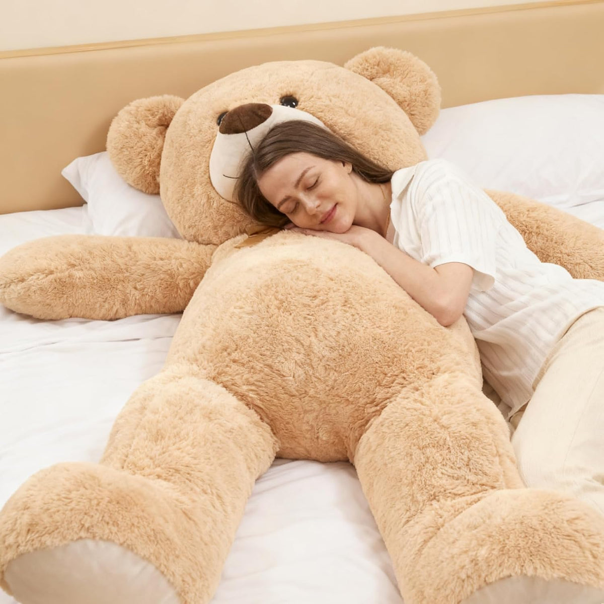 Toys Studio - Oso de peluche ultra suave de 51 pulgadas para niñas,...
