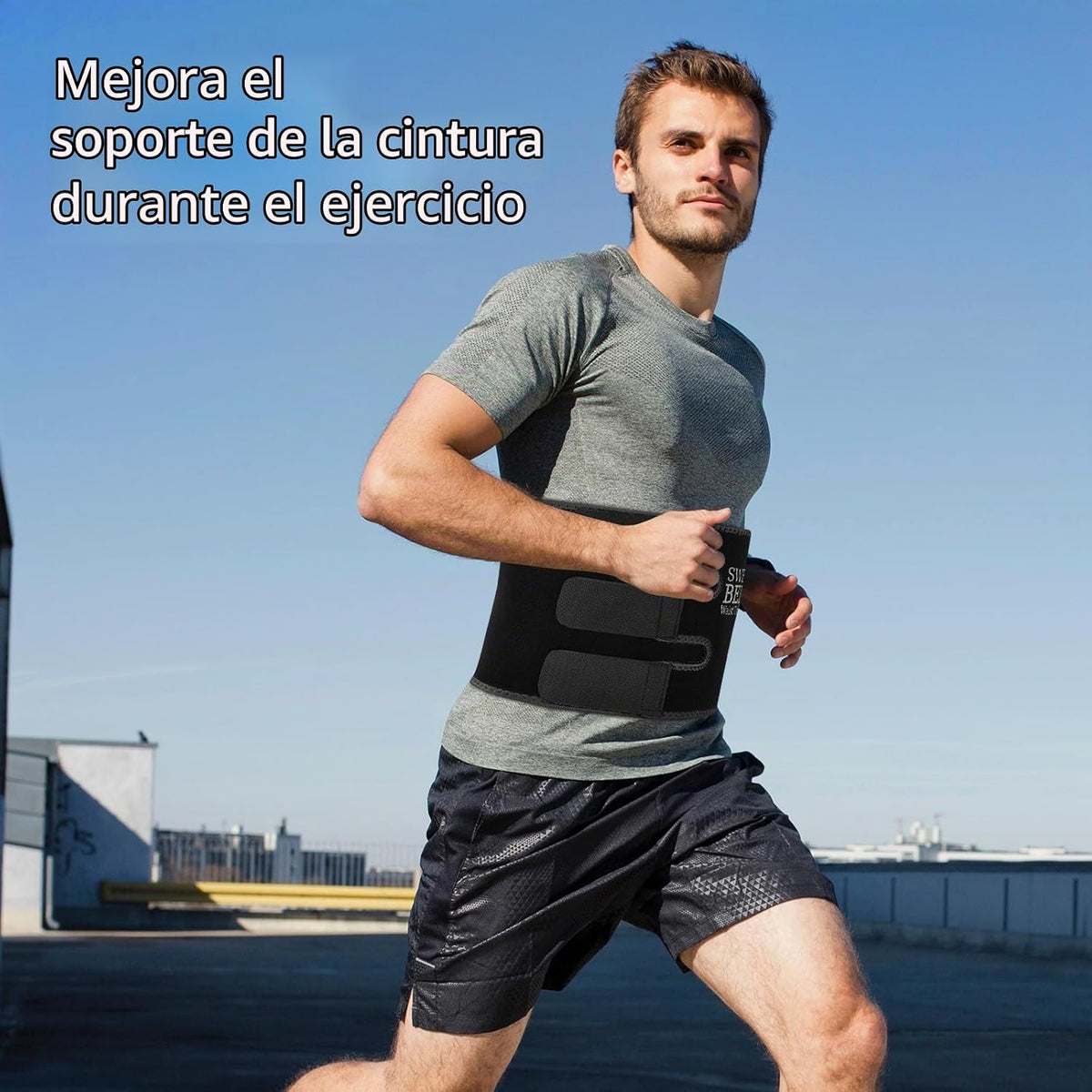 NEWCOO Banda de Sudor para Entrenamiento de Cintura para Mujeres y...