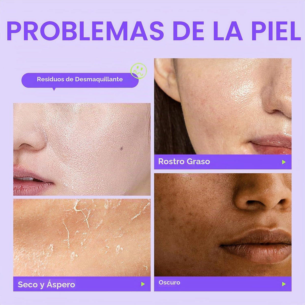 QUIYUM Set de cuidado de la piel de frutas para pieles sensibles y...