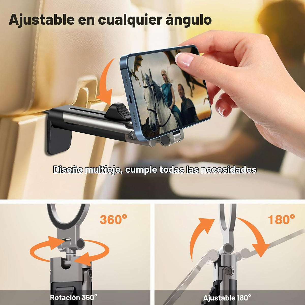 YAGHVEO - Soporte magnético para teléfono para avión, artículos ese...