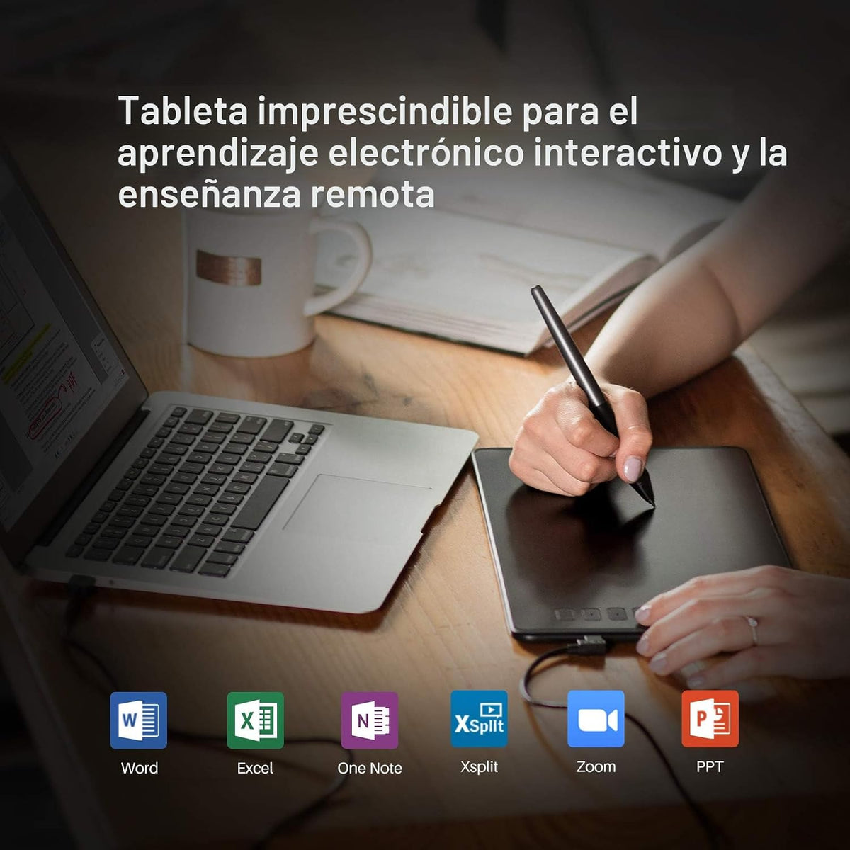 HUION Inspiroy H640P Tableta de dibujo de 6x4 pulgadas 8192 Presión...