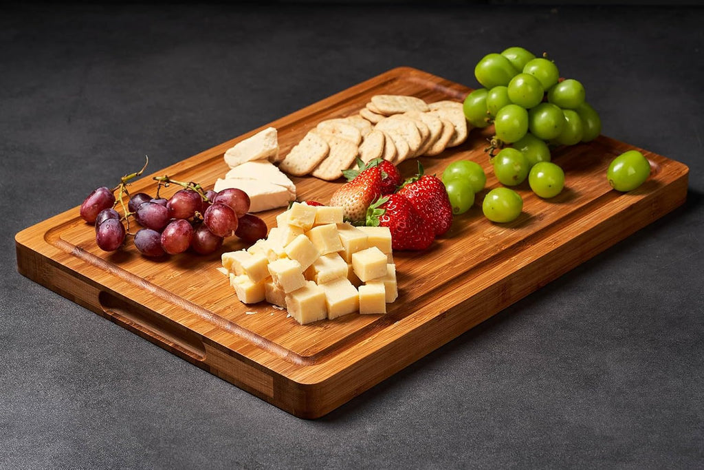 Tablas de cortar de bambú para cocina, bloque de carnicero de mader...