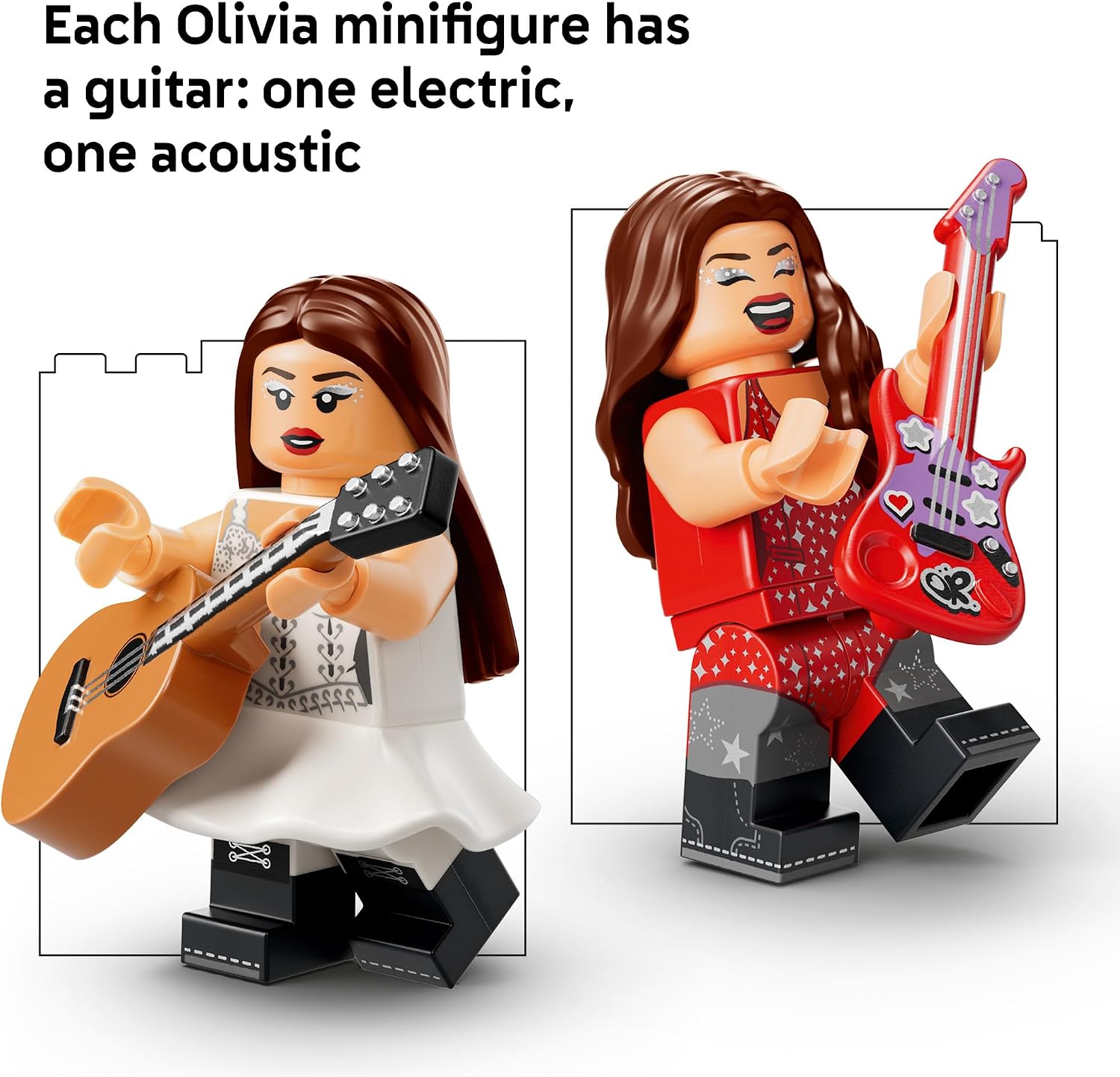 LEGO Editions Olivia Rodrigo's Dual Guitar - Juguete de constru...