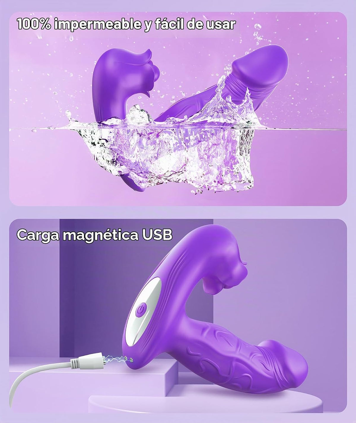 Juguetes sexuales para mujeres, vibrador 3 en 1 con control remoto...