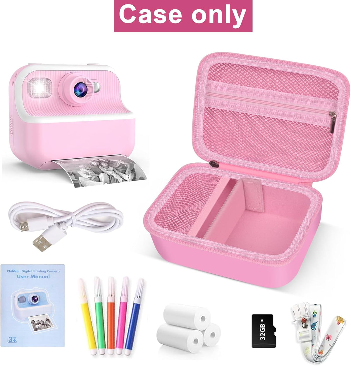 GWCASE Funda compatible con luz LED Glocusent para leer el cuello +...