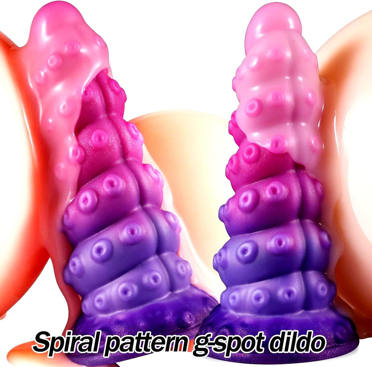 Consolador de punto G cónico Dilatador de glúteos con tapón anal en...