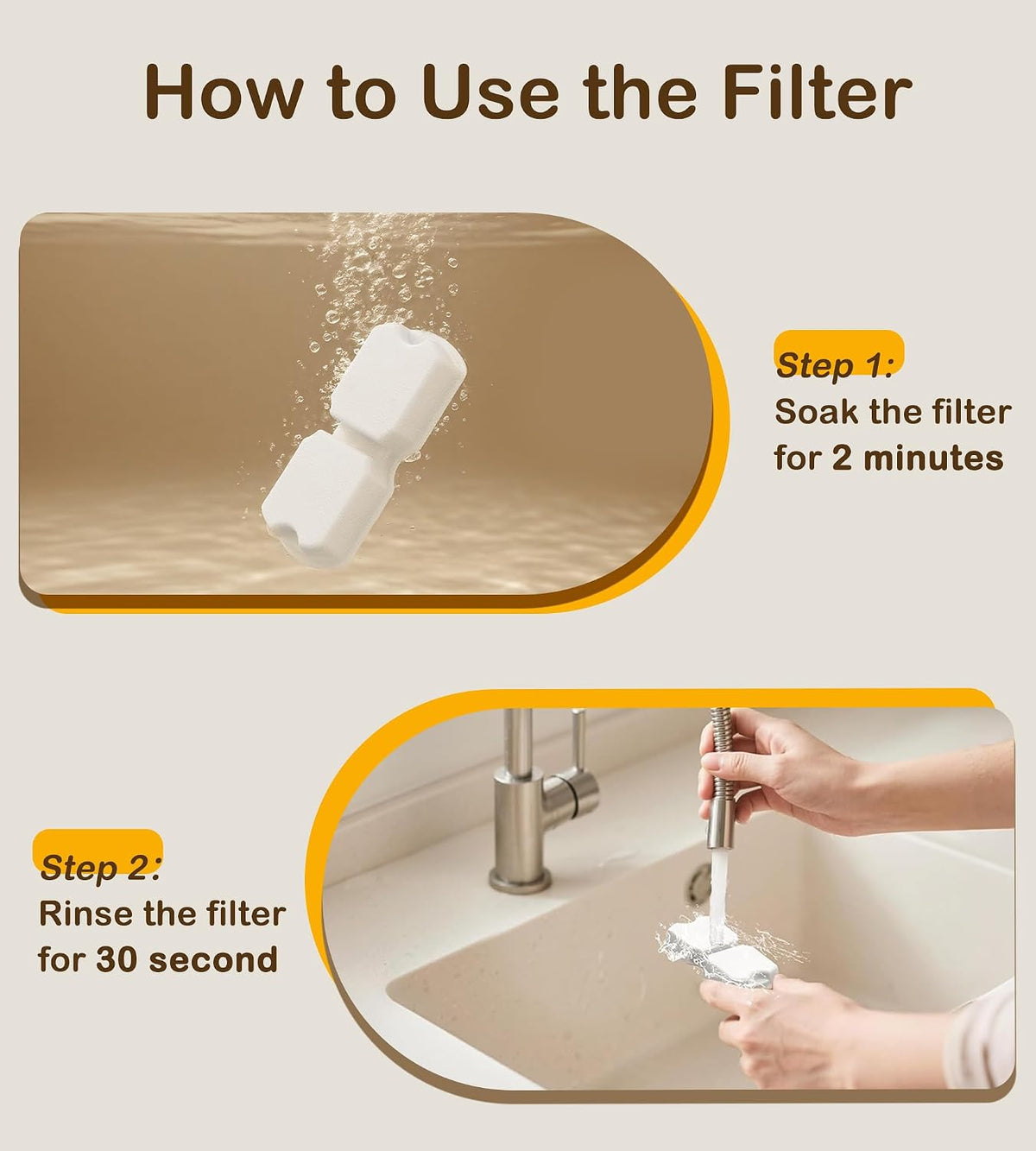 HOOISE Reemplazo del filtro de fuente de agua para gatos: 20 paquet...