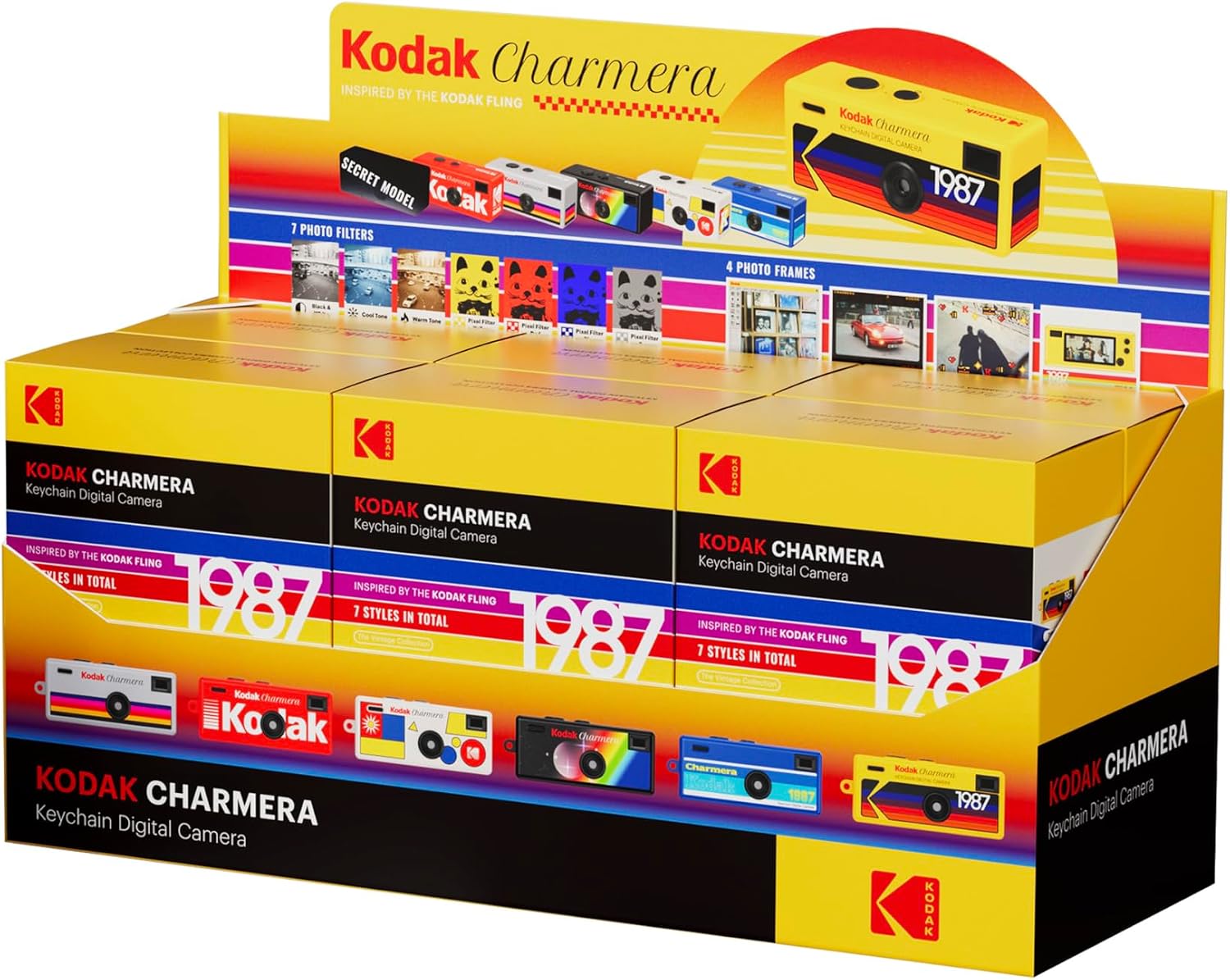 KODAK CHARMERA Llavero Caja ciega para cámara digital (6 unidades),...