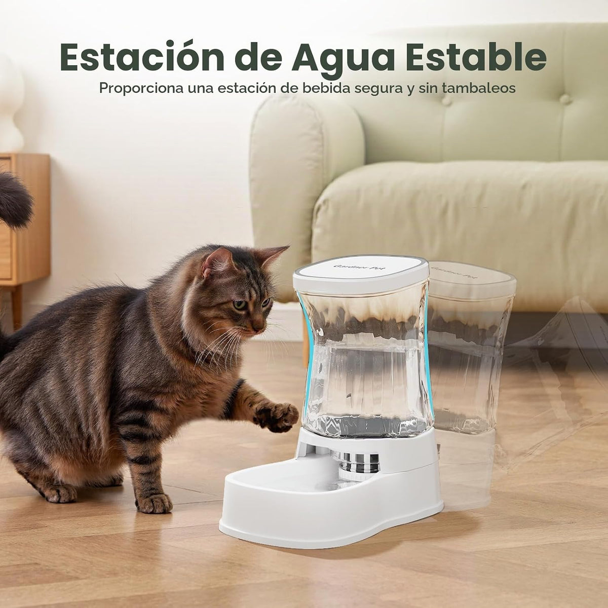 Gardner Pet Dispensador Automático de Agua por Gravedad para Perros...