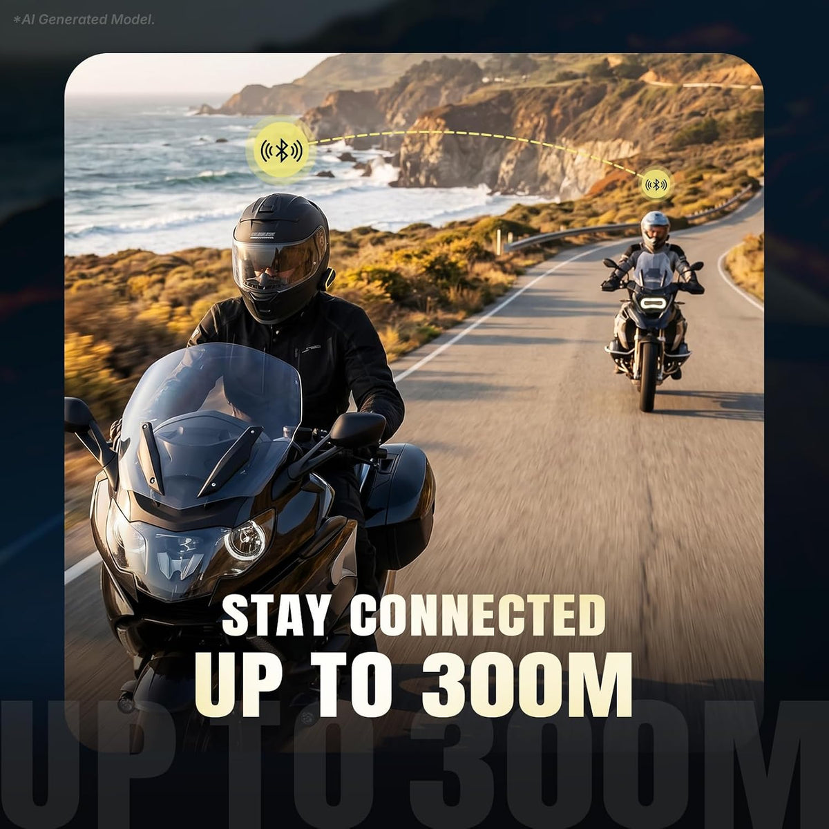 Oumurs N3X - Auriculares Bluetooth para motocicleta, sistema de com...
