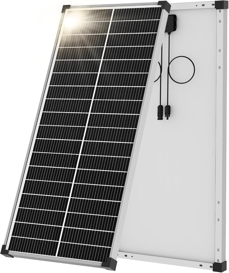 EtnalSolar Panel solar 100W, 25,6% de alta eficiencia N-tipo 18BB p...