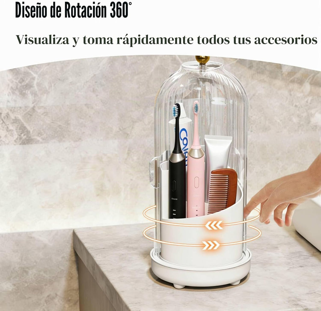 Soporte para utensilios en forma de jaula de pájaros con tapa, orga...