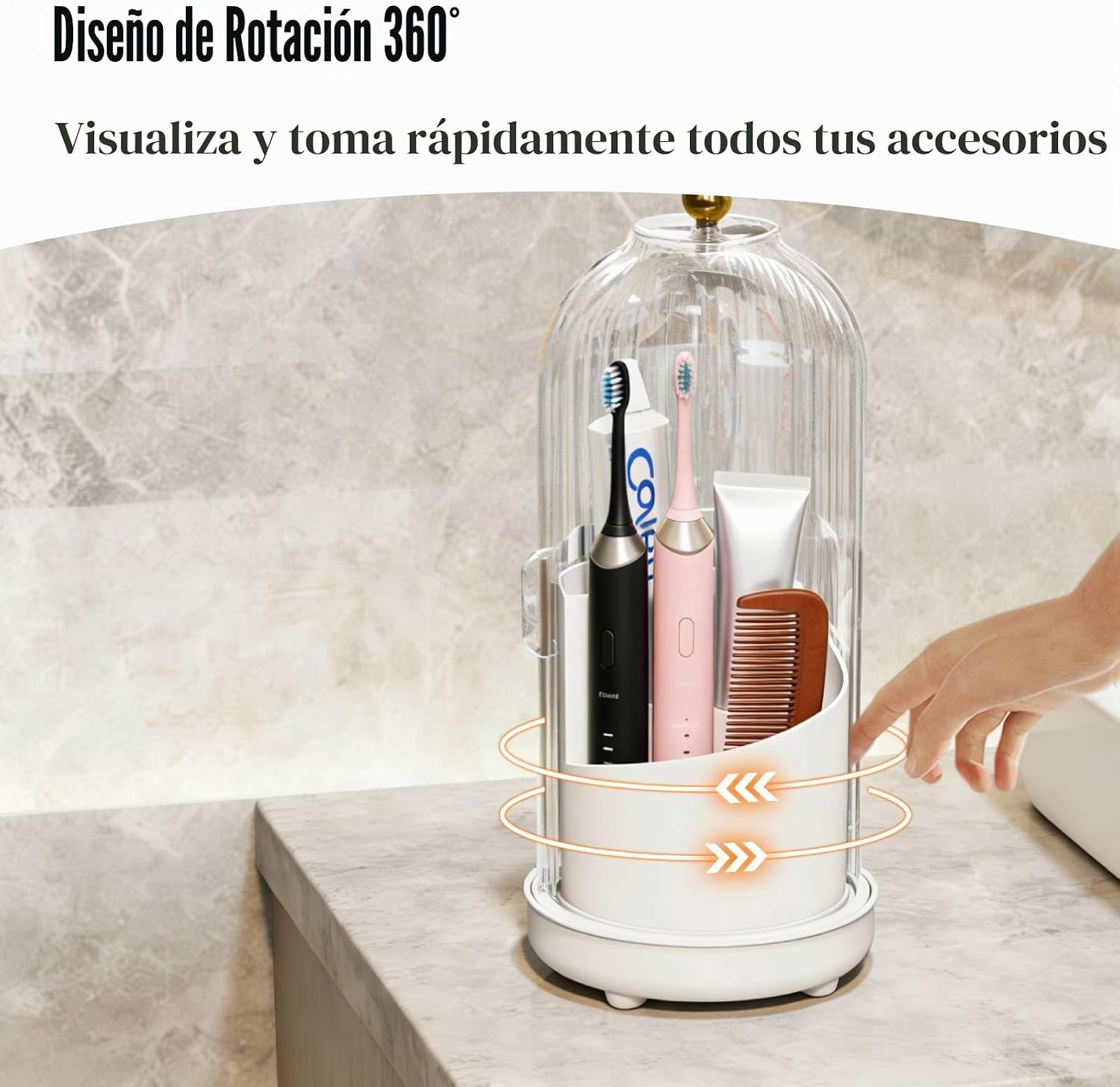Soporte para utensilios en forma de jaula de pájaros con tapa, orga...