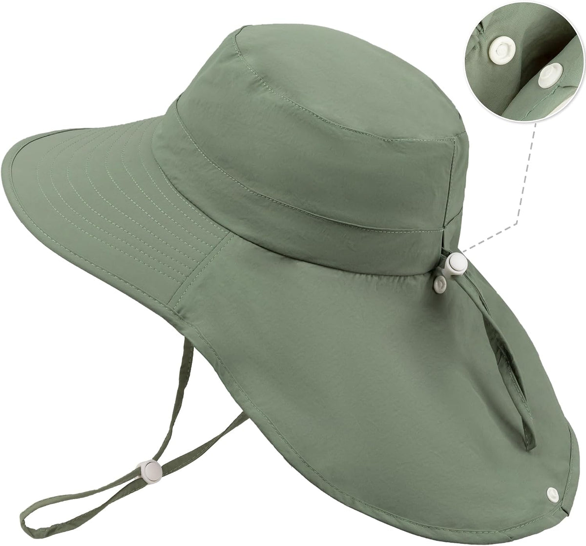 HONGTEYA Sombrero de sol para bebé, sombrero de verano ajustable co...