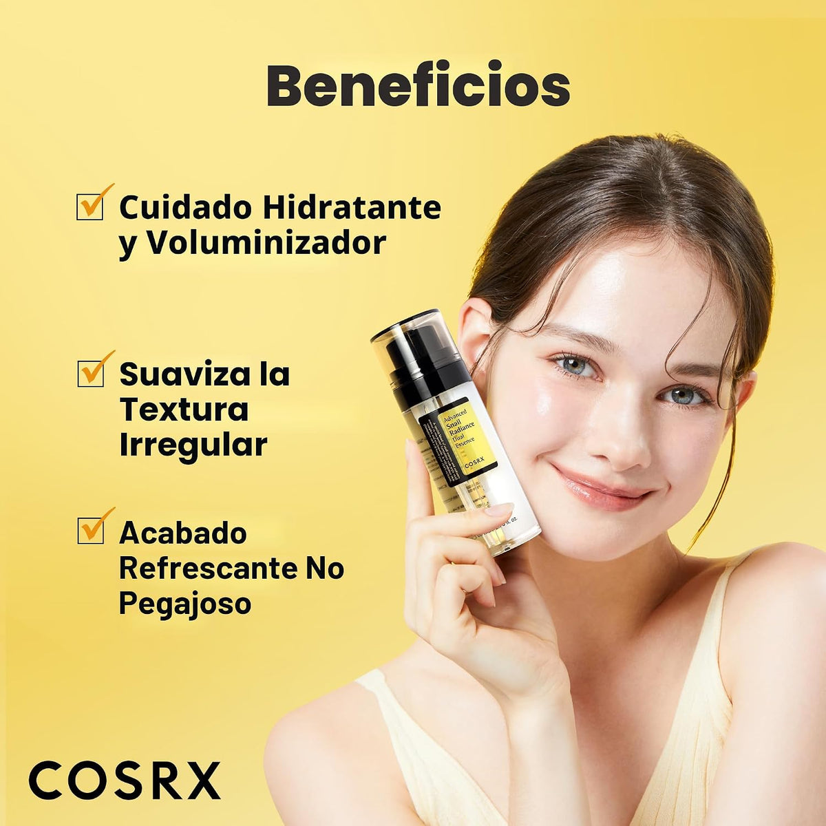 COSRX Snail Mucin 74% + Niacinamida 5% Suero de doble cara, 2.7 oz...