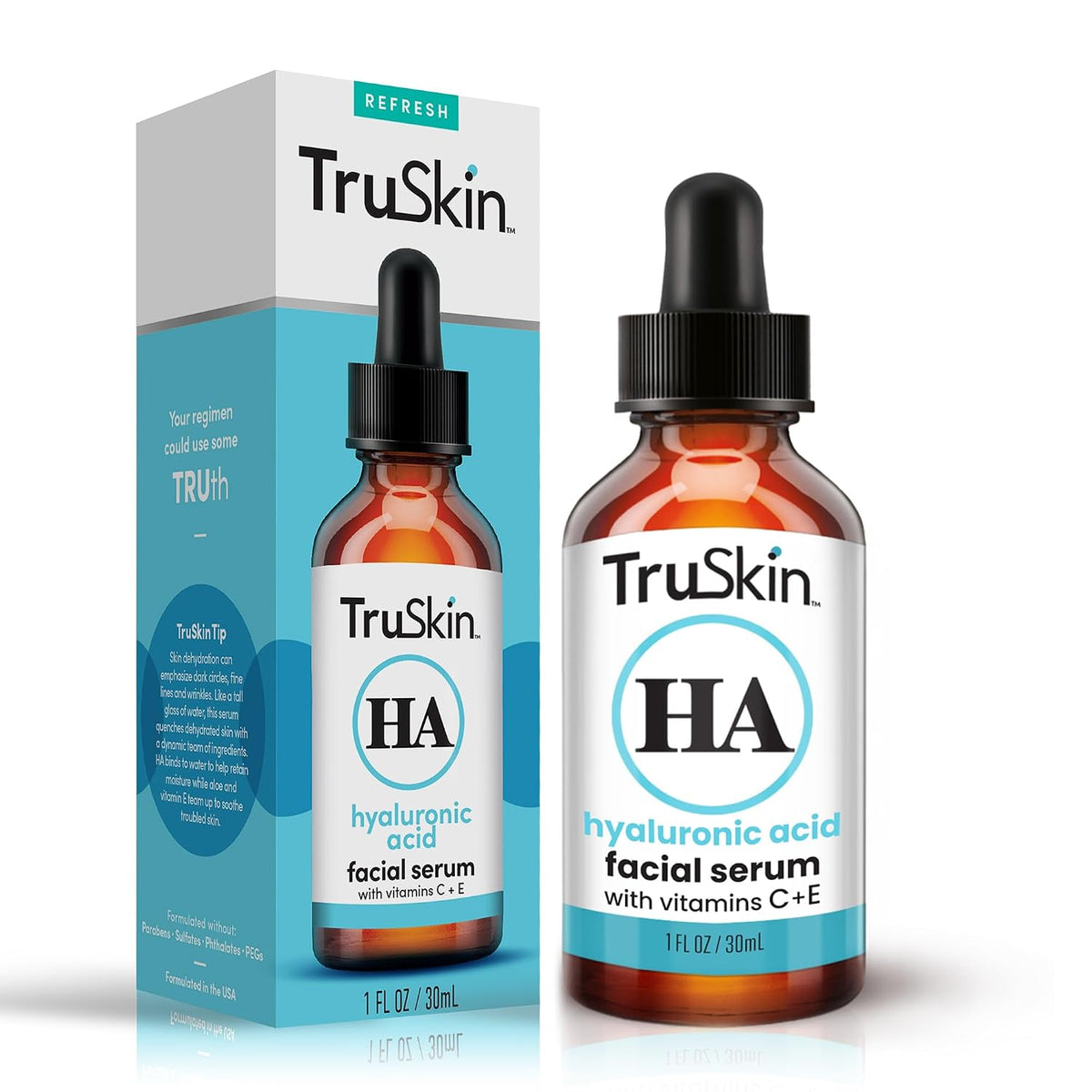 Suero de ácido hialurónico Truskin Naturals | Suero facial hidratan...