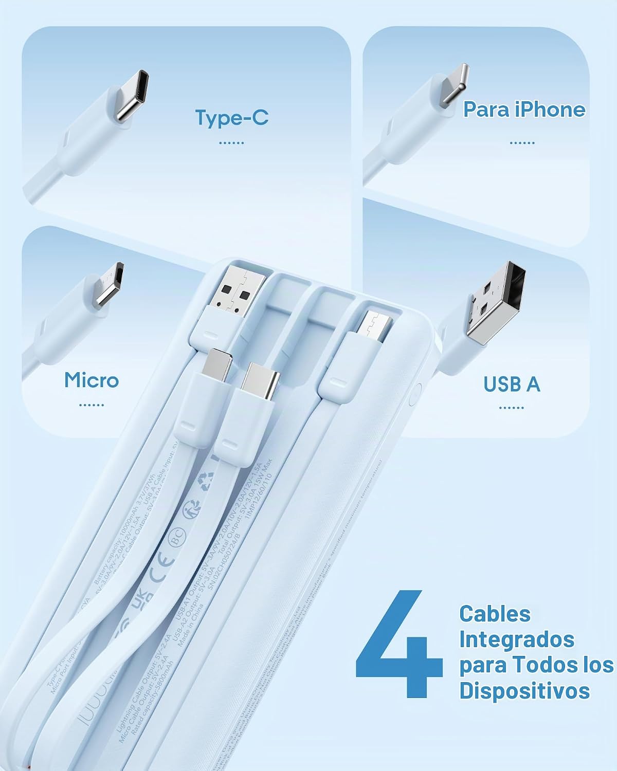 charmast Cargador portátil, banco de energía de carga rápida | Comp...