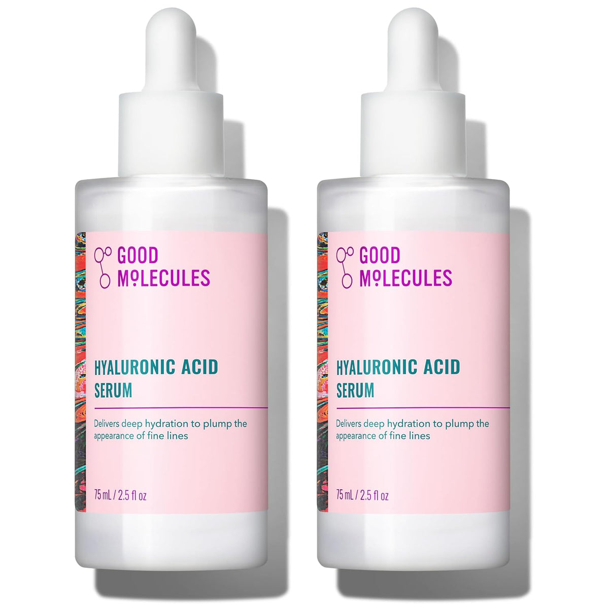 Good Molecules Suero de ácido hialurónico para cara, 2.5 onzas líqu...