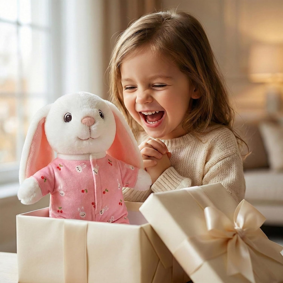 okegztoa Animal de peluche con ropa, disfraz de disfraz suave para...
