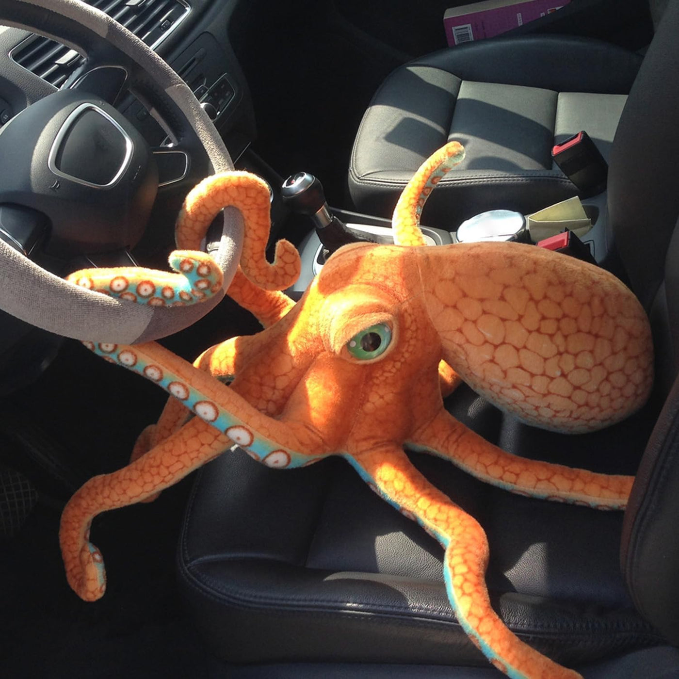 ERDAO Peluche realista de pulpo, juguete gigante de animales marino...