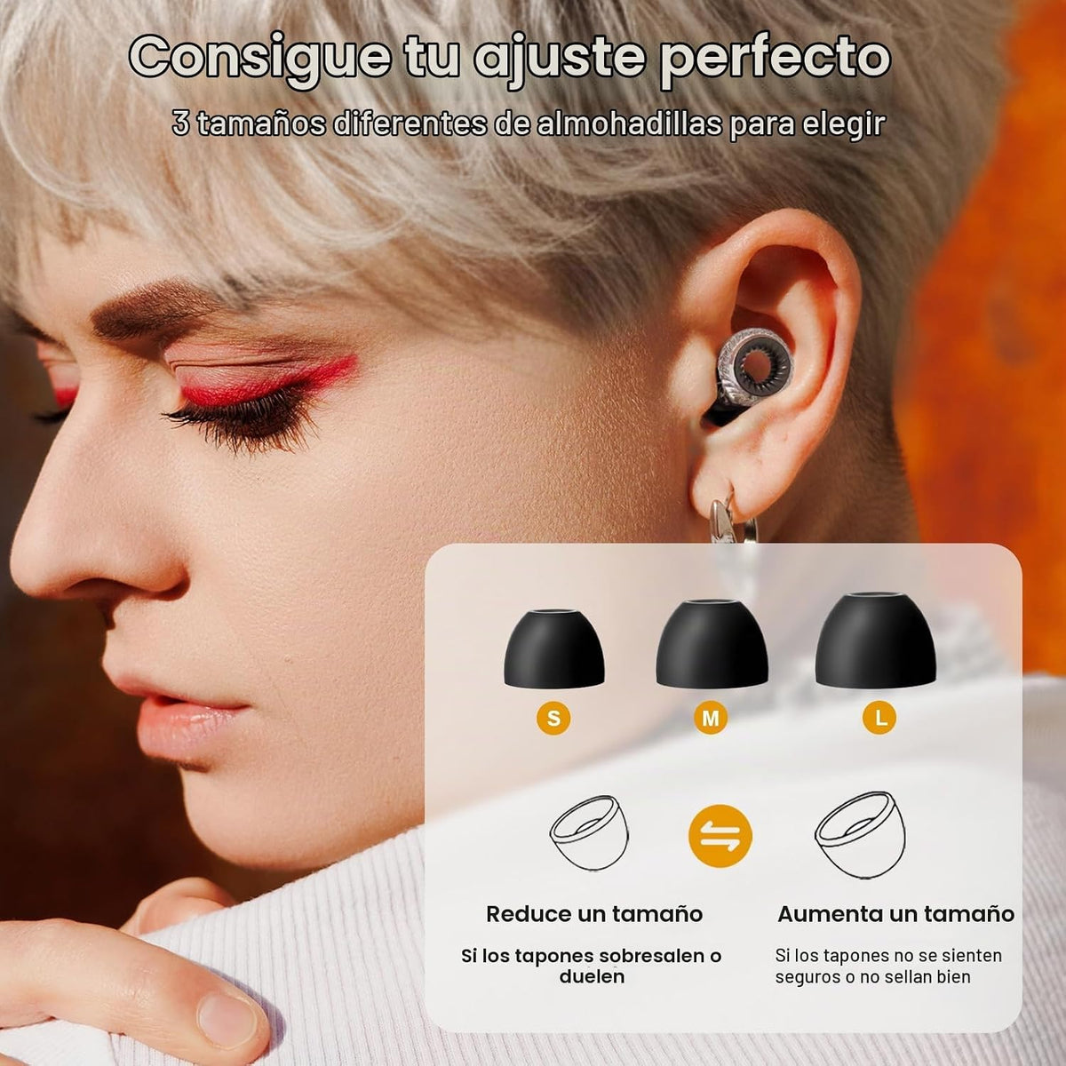 Yawsoy Tapones para los oídos de concierto de alta fidelidad, paque...