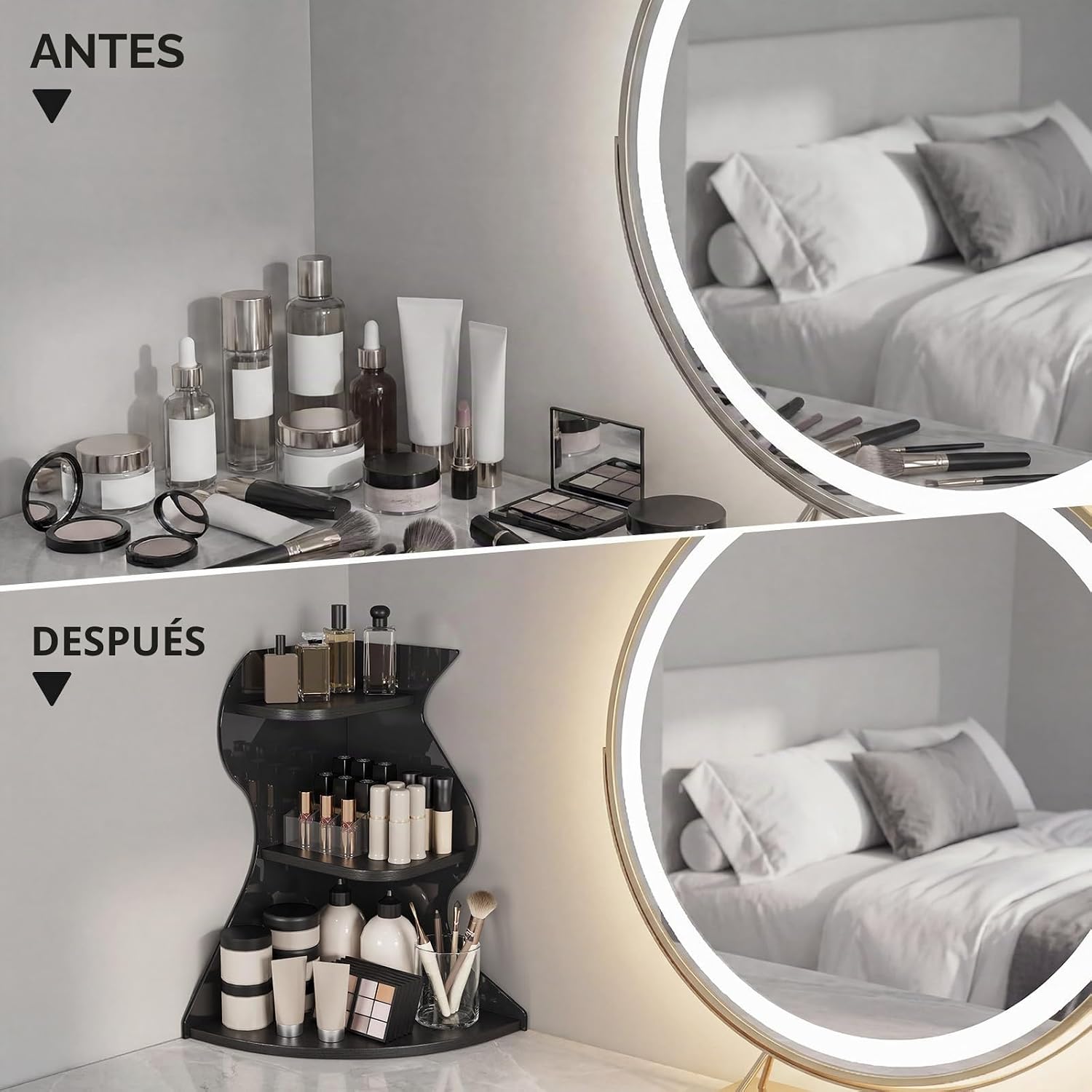 Organizador de mostrador de baño, organizador de mostrador de baño,...