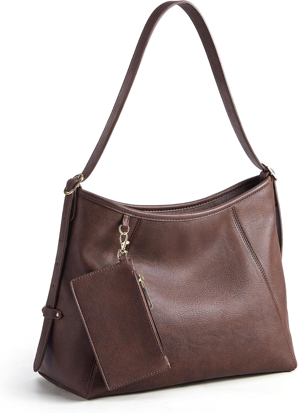 Missnine Bolso Hobo para mujer de piel sintética, bolso cruzado con...